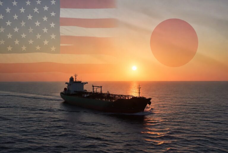 Image accompanying the article on Japan welcoming a shipment of American crude oil from Texas as Trump’s energy strategy reaches the Indo-Pacific.